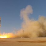 BlueOrigin NewShepard Launch - Blue Origin completes third crewed space flight