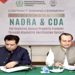 NADRA to develop CDA’s biometric system for property transfer